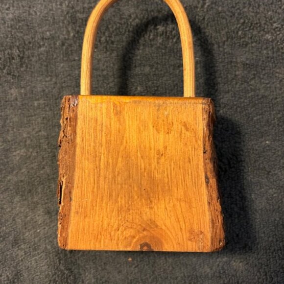 Vintage Hanging Wood Key Holder - Picture 3 of 4